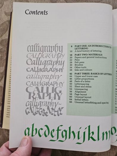 Learn Lettering And Calligraphy Step-by-step. By Gail And Christopher Lawther. Large Volume Hardback With Dustjacket In Good Condition.  See Photos For Same.