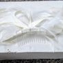 White and off white fascinator Image 2