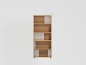 Open Bookcase Desk High (1850mm) - 5 Levels
