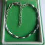Vintage 925 Sterling Silver Bracelet length 9" - 7,5g Image 2