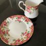 Royal Stafford  beautiful quality trio cup saucer and plate also jug and plate  ( Olde English Garden) Image 8