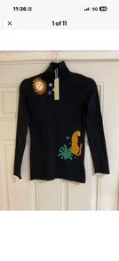Never fully dressed black jumper