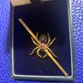 Gold Victorian Spider Brooch Image 3