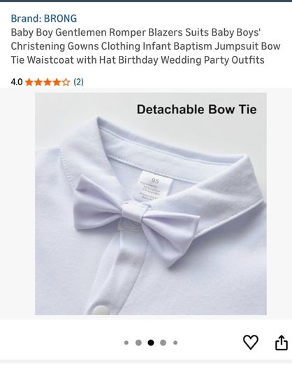 Baby Boy Gentlemen Romper Blazer Suit