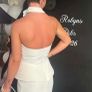 Ivory white Debs dress Image 4