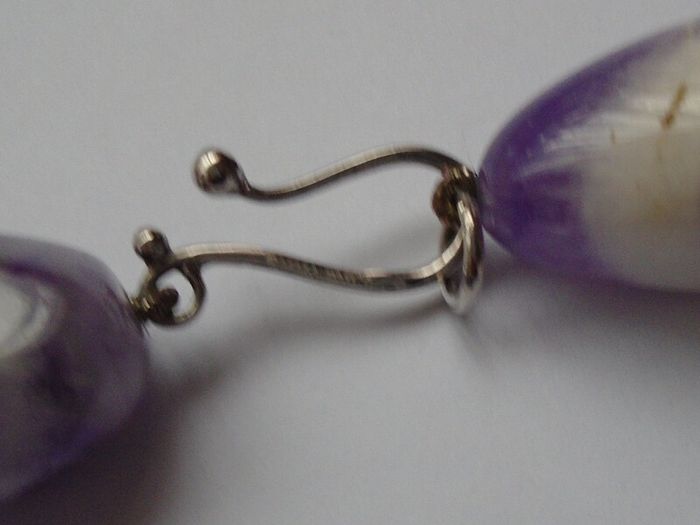 Chunky Amethyst necklace. Statement necklace, Gemstone necklace, Feb birthstone, Jewellery