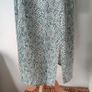 People Tree snakeskin print shirt dress midi summer workwear ethically made in India retro vintage white green Image 7