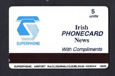 Ireland Irish Phonecard News 5 Units Phonecard