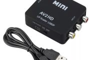 HD 1080P RCA AV To HDMI-compatible Composite Adapter Converter AV2HDMI Audio Video Cable CVBS AV Adapter with USB Cable