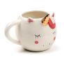 White Enchanted Rainbows Unicorn Ceramic Shaped Mug Image 9