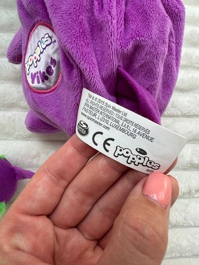 Spin Master Purple Blue Green Yikes Popples Plush Used Please see pictures