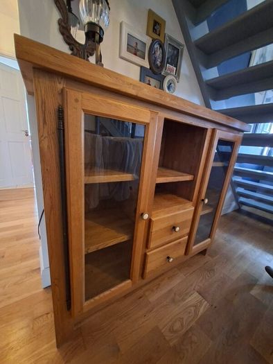 Solid Oak cabinet