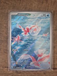 Goldeen Illustration Rare Pitch Black