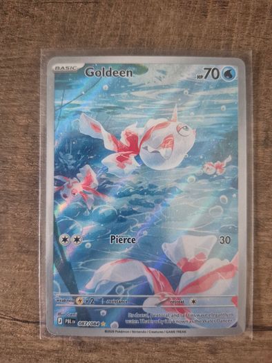 Goldeen Illustration Rare Pitch Black