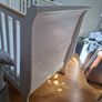 Sleigh cot Mamas &Papas &mattress Image 3