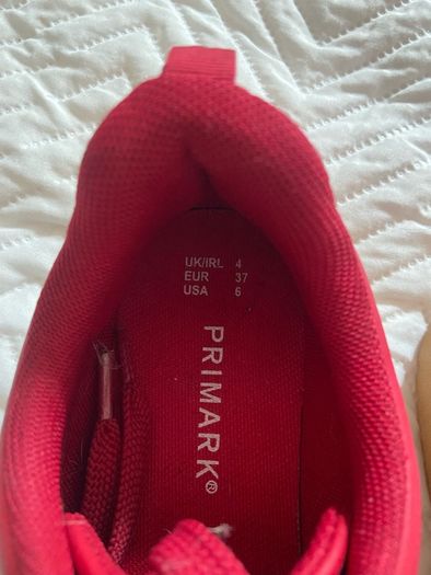 Red trainers