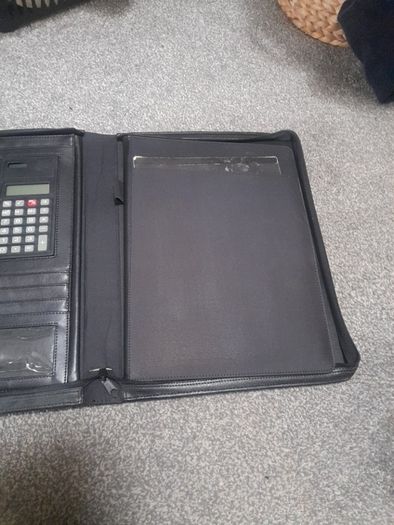 leather business folder
