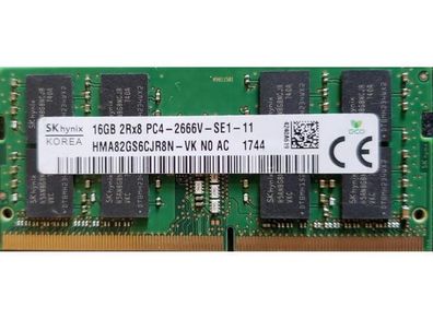 Hynix 16GB DDR4 Sodimm 2666MHz 260 Pin PC4-21300 Laptop Memory