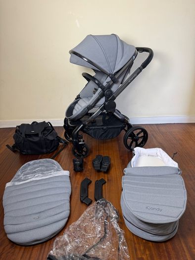 New condition icandy Peach 7 travel system pram