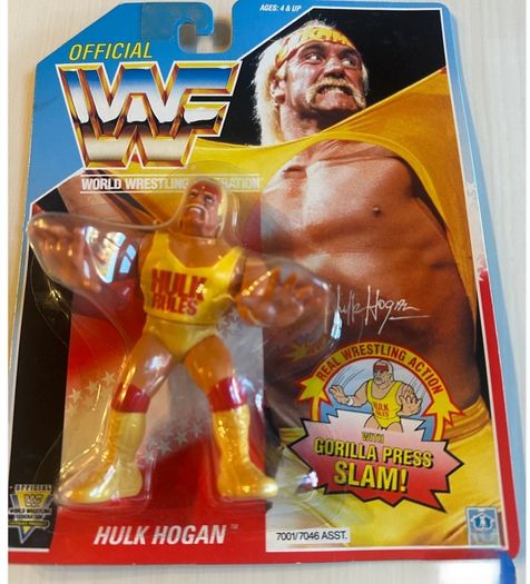 WWF WWE Hasbro Hulk Hogan Series 1 MOC 1990