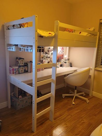 High Sleeper Bed and Desk