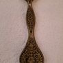 Vintage tappestry backed brush and mirror Image 8