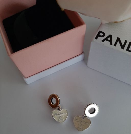 2 New genuine pandora charms mother in law and daughter in law