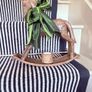 New bespoke wood effect vintage inspired rocking with candle and oversized bow Image 2