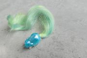 Vintage Mouse Lady Lovely Locks Pixietails Blue Bunny Green Hair Pixie Tail Clip