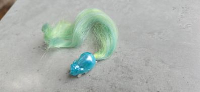 Vintage Mouse Lady Lovely Locks Pixietails Blue Bunny Green Hair Pixie Tail Clip