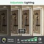 LED Bathroom Mirror with Lighting  800  x  600mm Anti-Fog Dimmable Smart Mirror Image 4