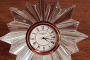 Vintage Starburst Waterford Crystal Mantel Clock
