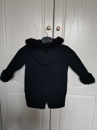Girl's River Island fur coat Size 2-3 yrs