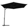 Outdoor Parasol with Steel Pole 300 cm Black Image 3