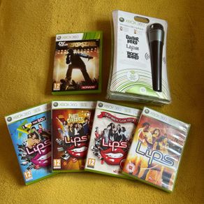 Xbox 360 Wireless Microphone + karaoke game