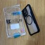 iPhone 15 Pro Max Magnetic Frosted Carbon Fiber Case Cover Image 7