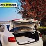 6ft Trestle Table, Trestle Heavy Duty Plastic Fold-in-Half Portable Dining Table w/Carry Handle Indoor Outdoor for Camping Picnic Garden Party BBQ (FREE POATAGE) Image 4