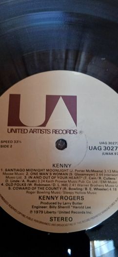 Kenny Rogers - Kenny - LP - United Artists Records - 1979