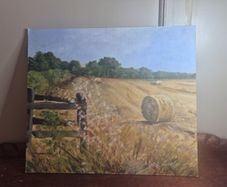 oil painting by Marty Garland
