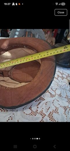 leather fedora hat