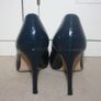 LK Bennett Navy Patent Round Toe Court Shoes Like New - EU 39/U.K. 6 Image 4