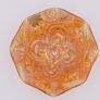 Orange Marigold Carnival Glass Candy Dish Image 3