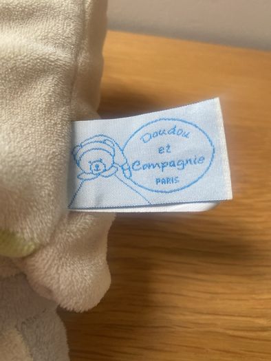 Doudou et Compagnie puppet rattler comforter