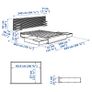 MANDAL bed frame and headboard Image 2