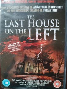 DVD Horror The Last House on The Left Original