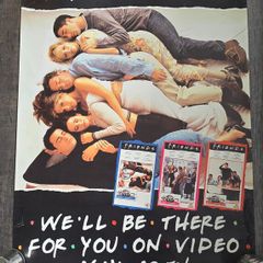 Friends 1997 Poster Rare HTF Large Promotional Video Release 24inch x 33inch with extra small posters