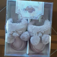 Brand New & Boxed Dusty Pink Slippers