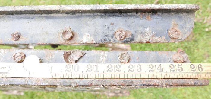 Antique Cast Iron Table Legs - Olde School Architectural Antiques (width 26" x height 25")