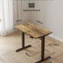 Electric Standing Desk 100 X 60 cm Heigh Adjustable Image 2