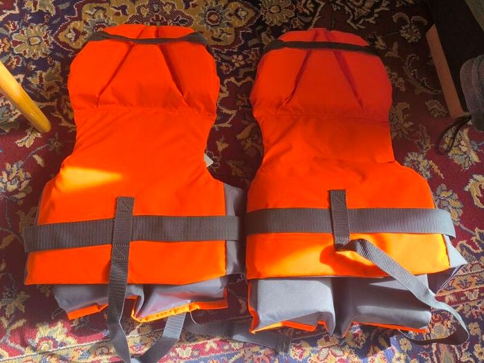 Two kids lifejackets